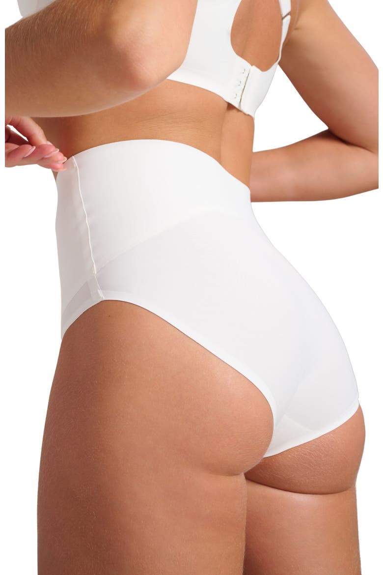 Invisible High Waist Shaping Brief, Alternate, color, White