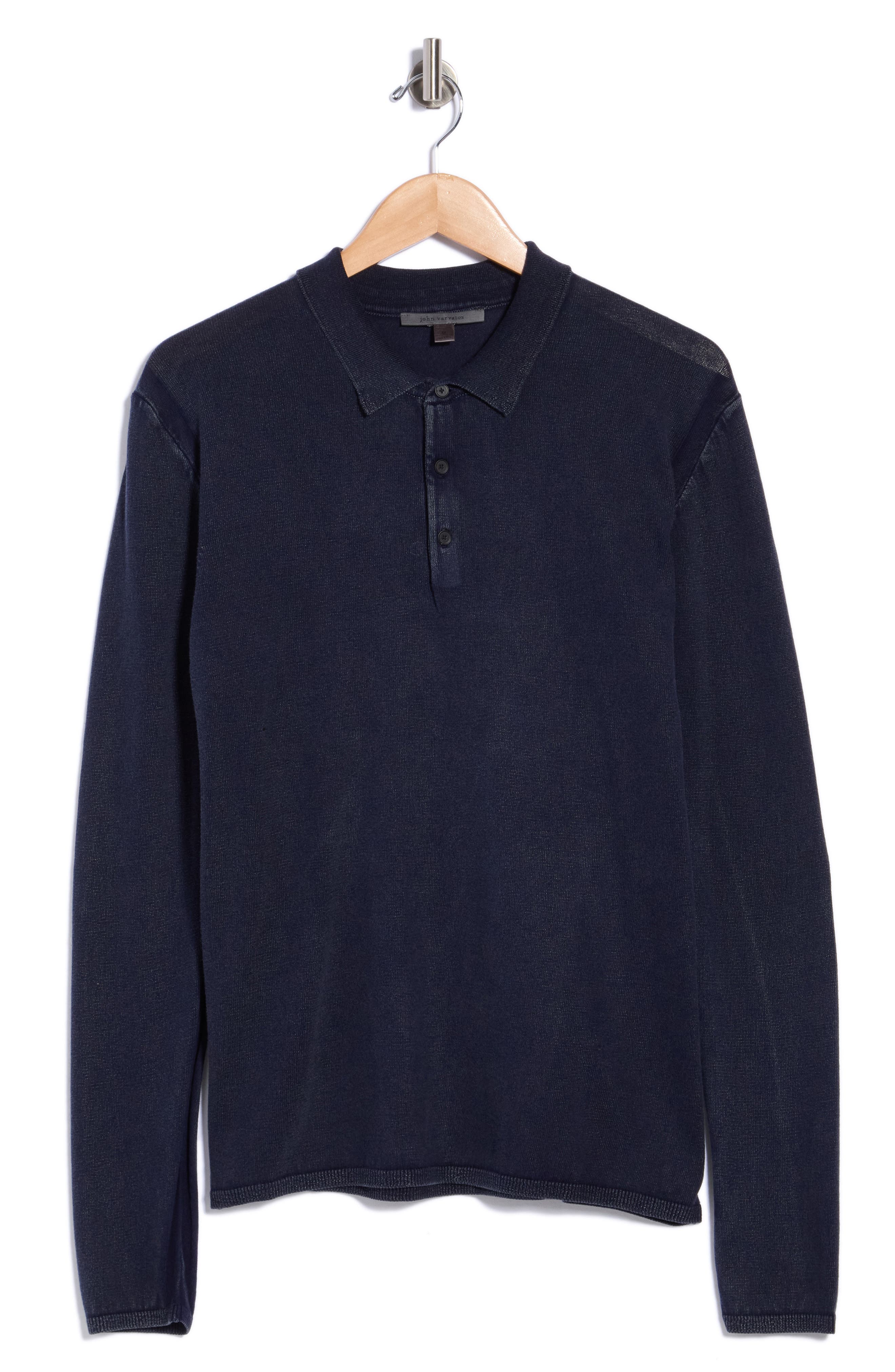 Dune Long Sleeve Cotton Polo