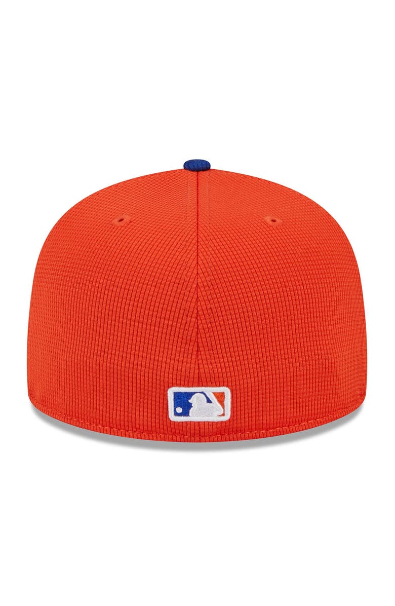 New Era Men's New Era  Orange/Royal New York Mets 2024 Spring Training 59FIFTY Fitted Hat, Alternate, color, 