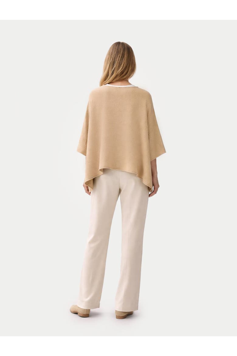 Timeless Boat Neck Cashmere Poncho, Alternate, color, beige