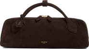 Alaïa Le Teckel Suede East/West Clutch