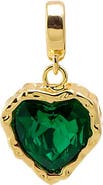 BY ADINA EDEN Green Heart CZ Charm