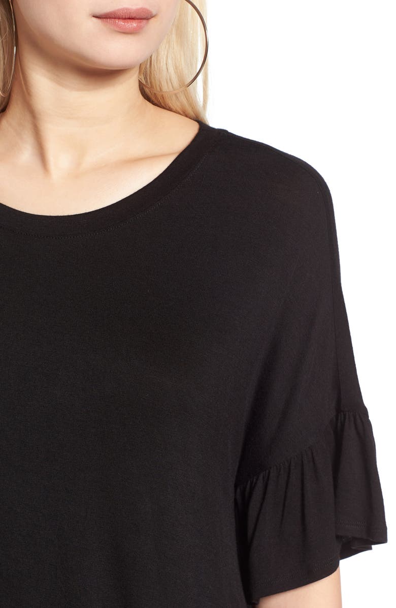 BP. Ruffle Tee, Alternate, color,