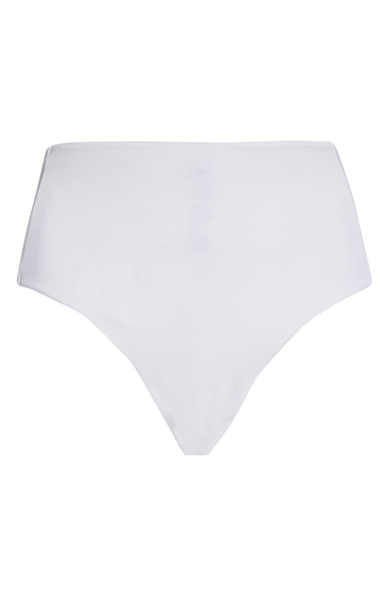 Max Mara Sabina High Waist Bikini Bottoms, Alternate, color, White