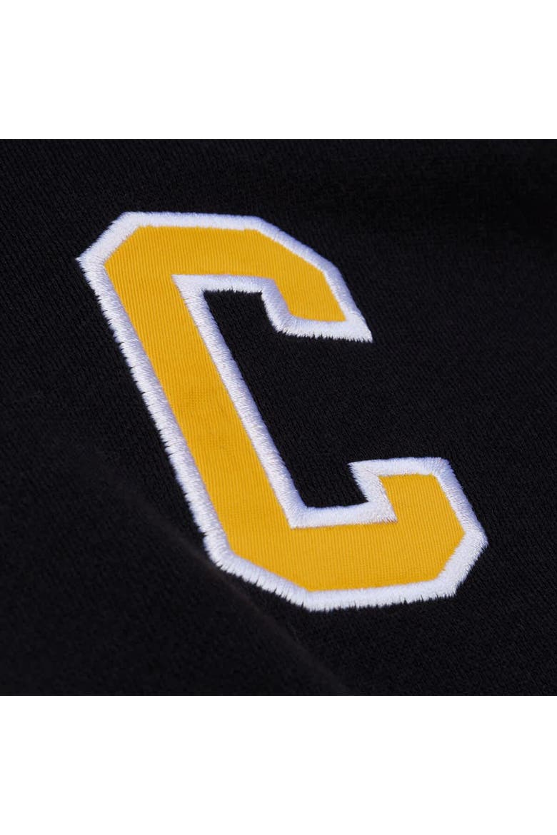 Men's Mitchell & Ness Mario Lemieux Black Pittsburgh Penguins 1992 Name & Number Premium Pullover Hoodie, Alternate, color, Black