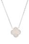 Mother-of-Pearl Clover Necklace