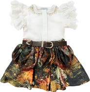 Petite Maison Kids Alexis Blouse and Skirt Set
