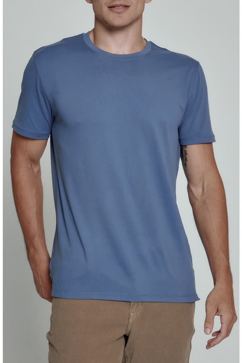 Core Crewneck T-Shirt, Main, color, BLUE INDIGO
