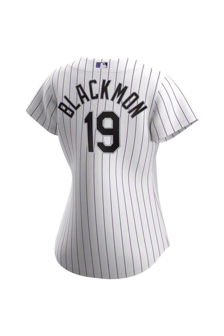 Women's Nike Charlie Blackmon White Colorado Rockies Home Replica Player Jersey, Alternate, color, WHITE