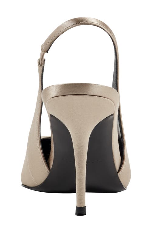 Marc Fisher Ltd Leynne Slingback Pointed Toe Pump In Neutral