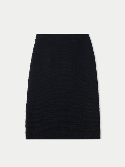Cashmere Sheath Skirt
