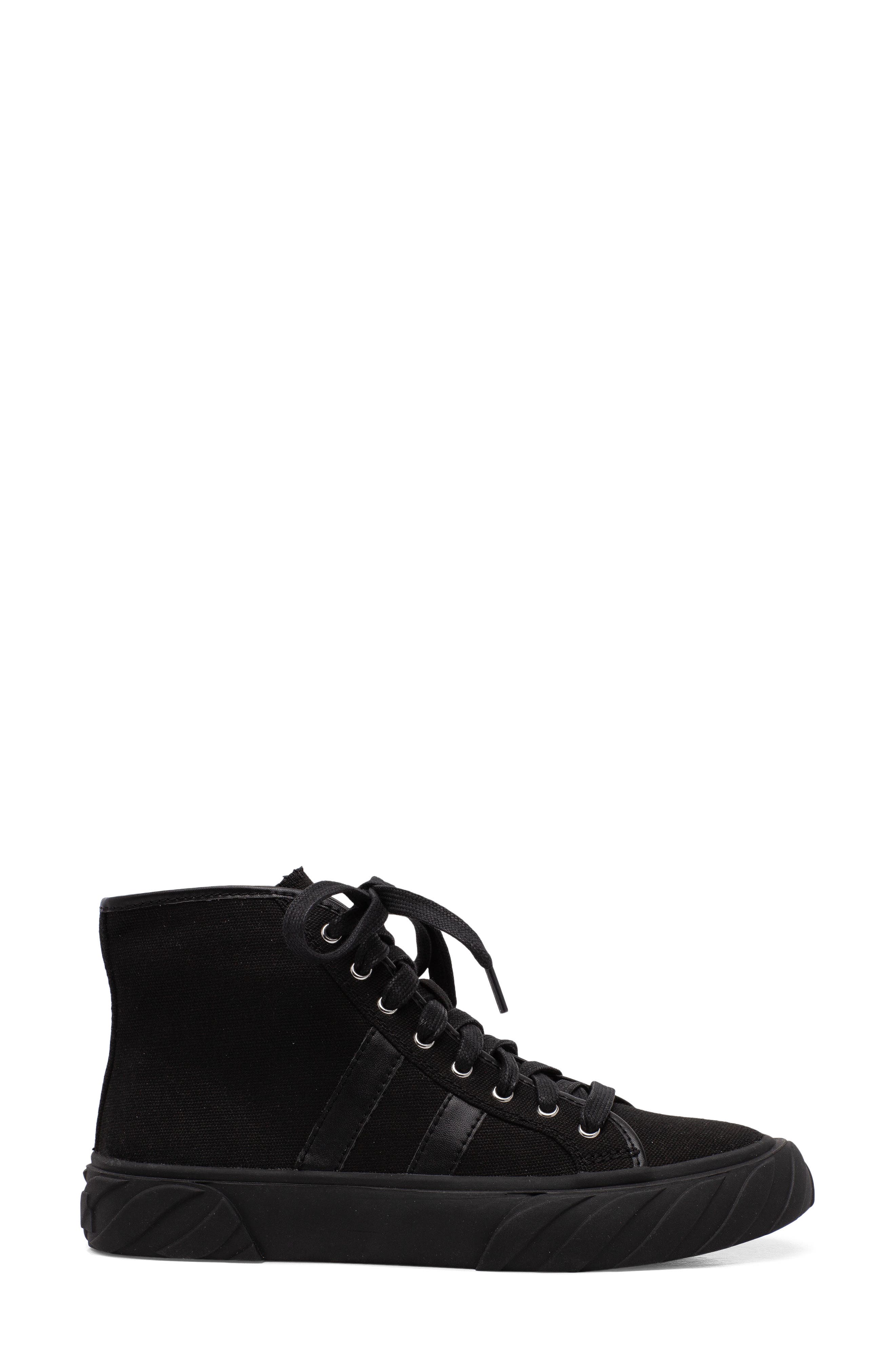 Getaway High Top Sneaker, Alternate, color, BLACK CANVAS