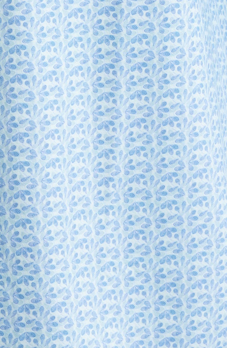 Bugatchi James OoohCotton<sup>®</sup> Floral Button-Up Shirt, Alternate, color, Seafoam