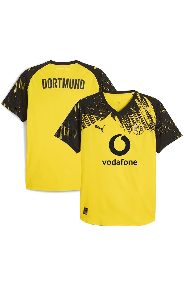 PUMA Men's Puma Yellow Borussia Dortmund 2025/26  Authentic Jersey, Alternate, color, Yellow