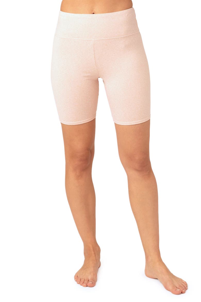 Monica Bike Shorts, Main, color, HEATHER NOMAD