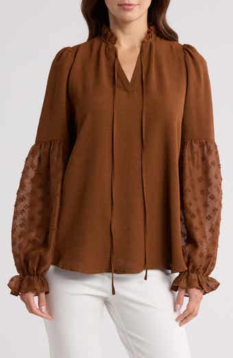 PATRIZIA LUCA Mixed Media Top