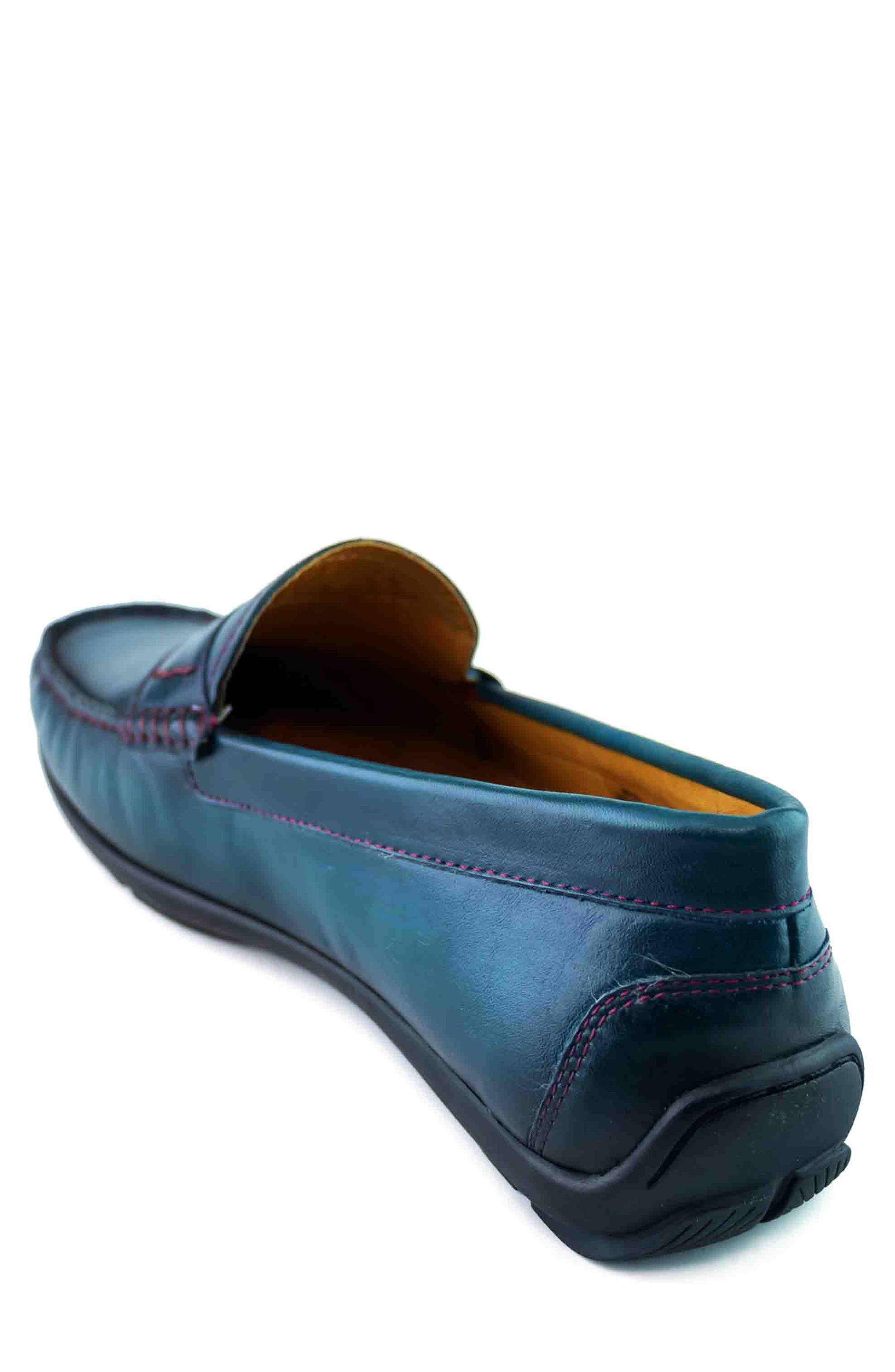 Hamilton Penny Strap Driving Loafer, Alternate, color, NAVY NAPA