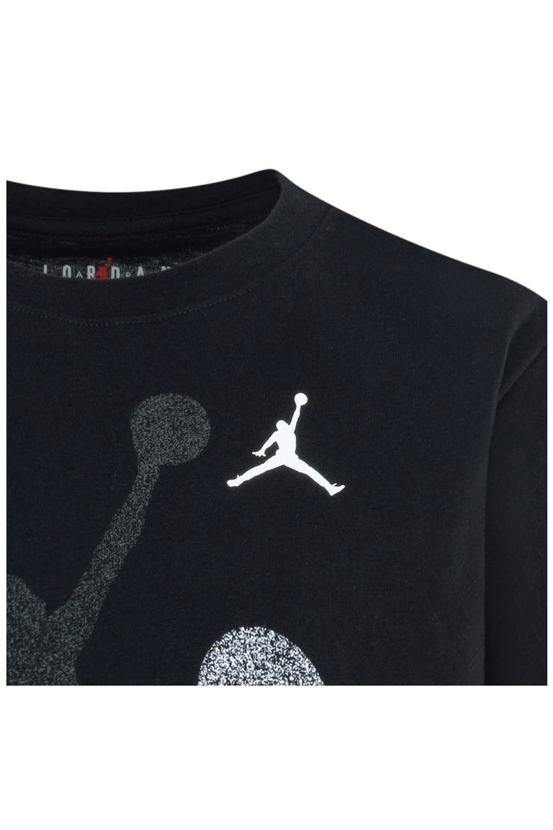 Kids' Jordan Gradient Graphic T-Shirt, Alternate, color, BLACK
