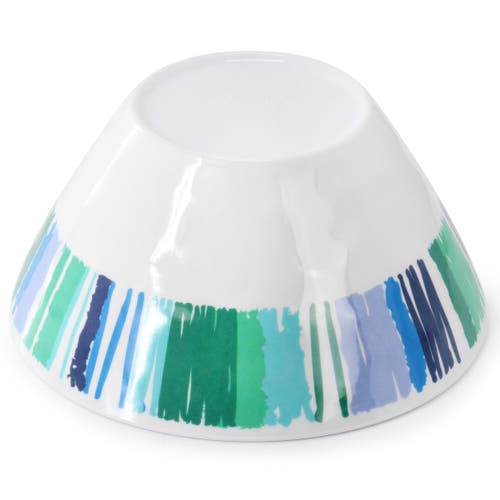 Gibson Home Tropical Sway Orleans 12 Piece 6 Inch Melamine Bowl Set In Blue