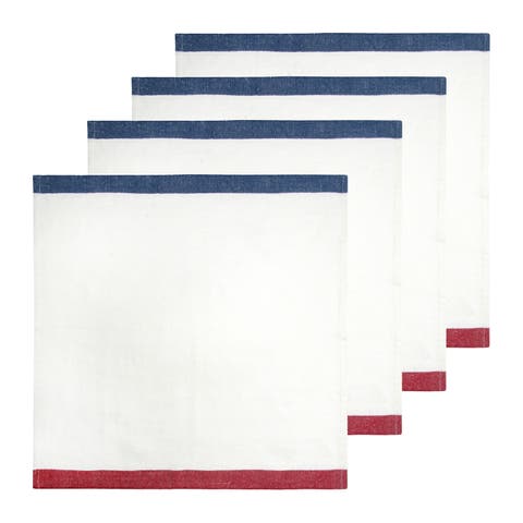 Paris White Napkins - Set of 4