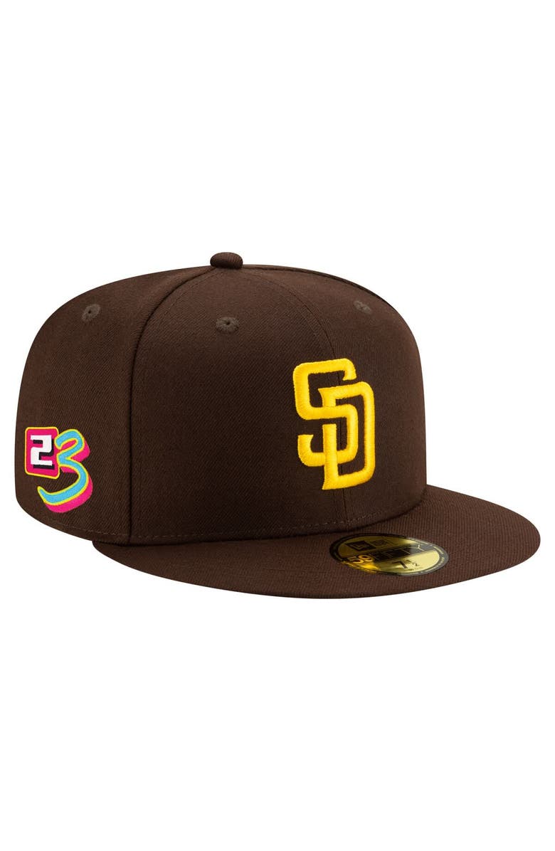 New Era Men's New Era Fernando Tatis Jr. Brown San Diego Padres 2025 Player’s Weekend 59FIFTY Fitted Hat, Main, color, Brown