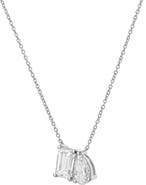 LuvMyJewelry Aurelia 14K Gold Lab Grown Diamond Toi Et Moi Necklace - 2 Ct