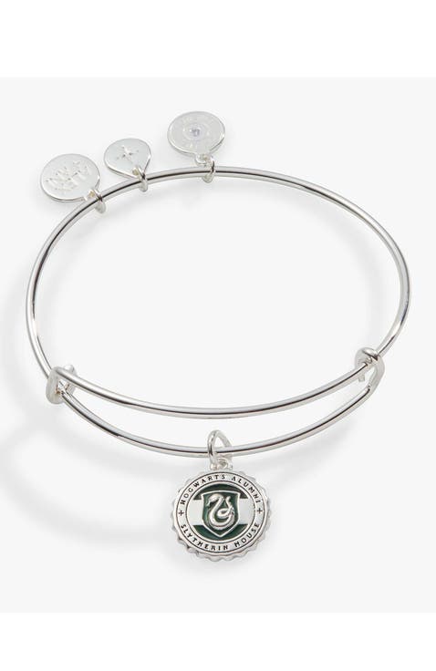 Harry Potter™ Slytherin House Charm Bangle Bracelet