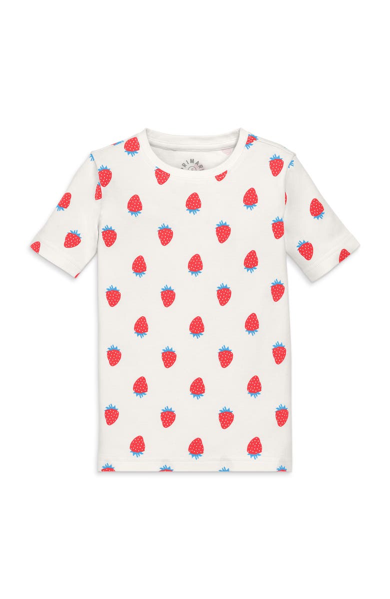 Primary Kids Organic Short Sleeve PJ Top, Main, color,