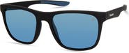 Timberland 55mm Polarized Square Sunglasses