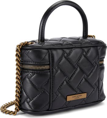 Mini Kensington Quilted Leather Cosmetics Case