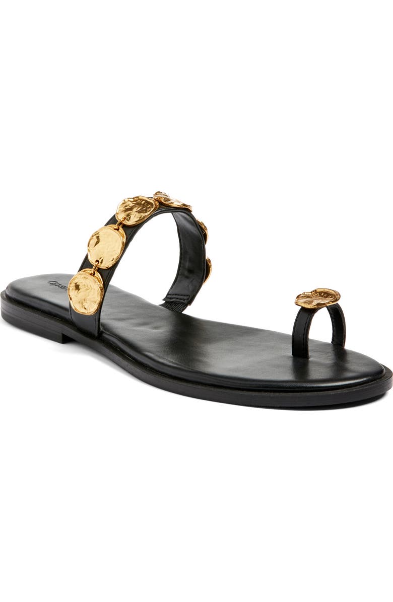 Open Edit Margot Slide Sandal, Main, color, Black