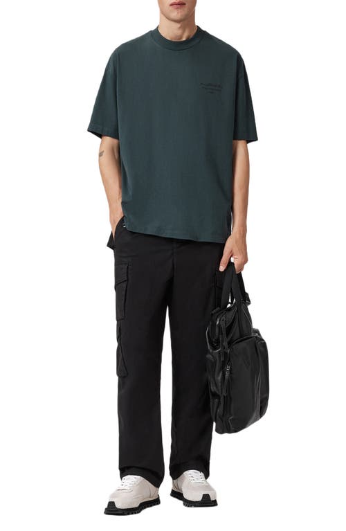Allsaints Xander Crewneck T-shirt In Gray
