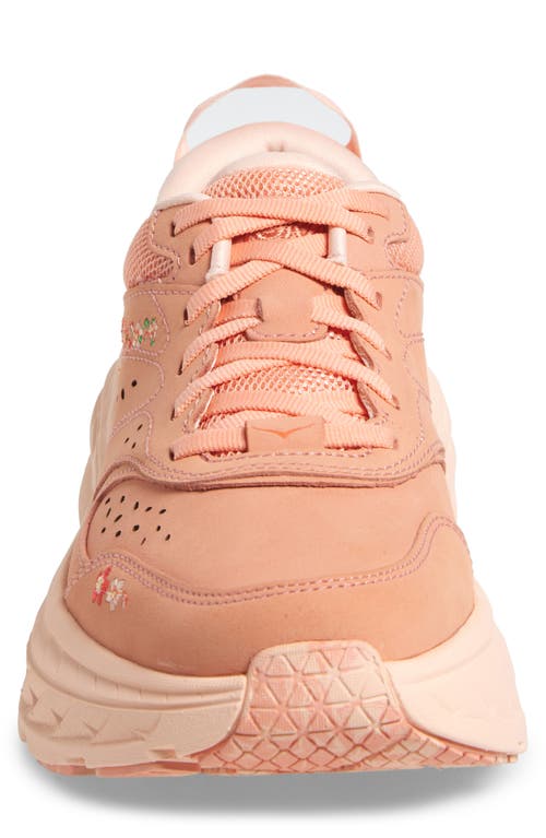 Hoka Gender Inclusive Vibrant Bloom Bondi L Bp Sneaker In Brown