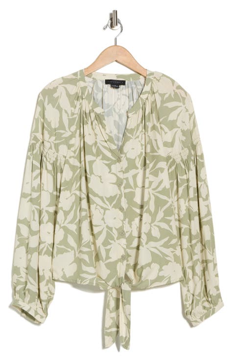 Tie Front Top (Plus)