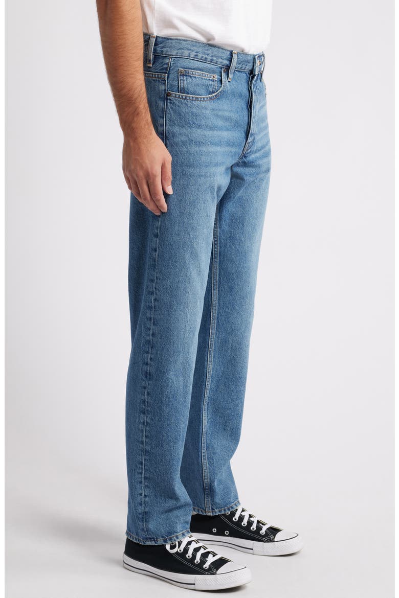 The Straight Leg Jeans, Alternate, color, BLUE GOLD