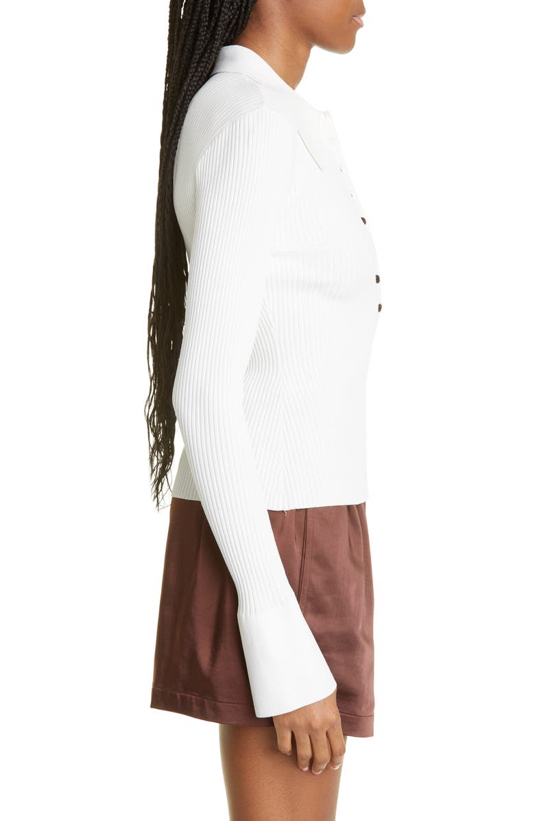 A.L.C. Eleanor Ribbed Long Sleeve Top, Alternate, color,