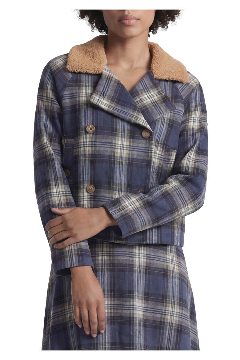 Landon Jacket, Main, color, Blue Plaid