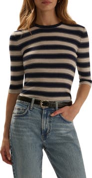 Favorite Daughter The Amelia Elbow Sleeve Wool Sweater