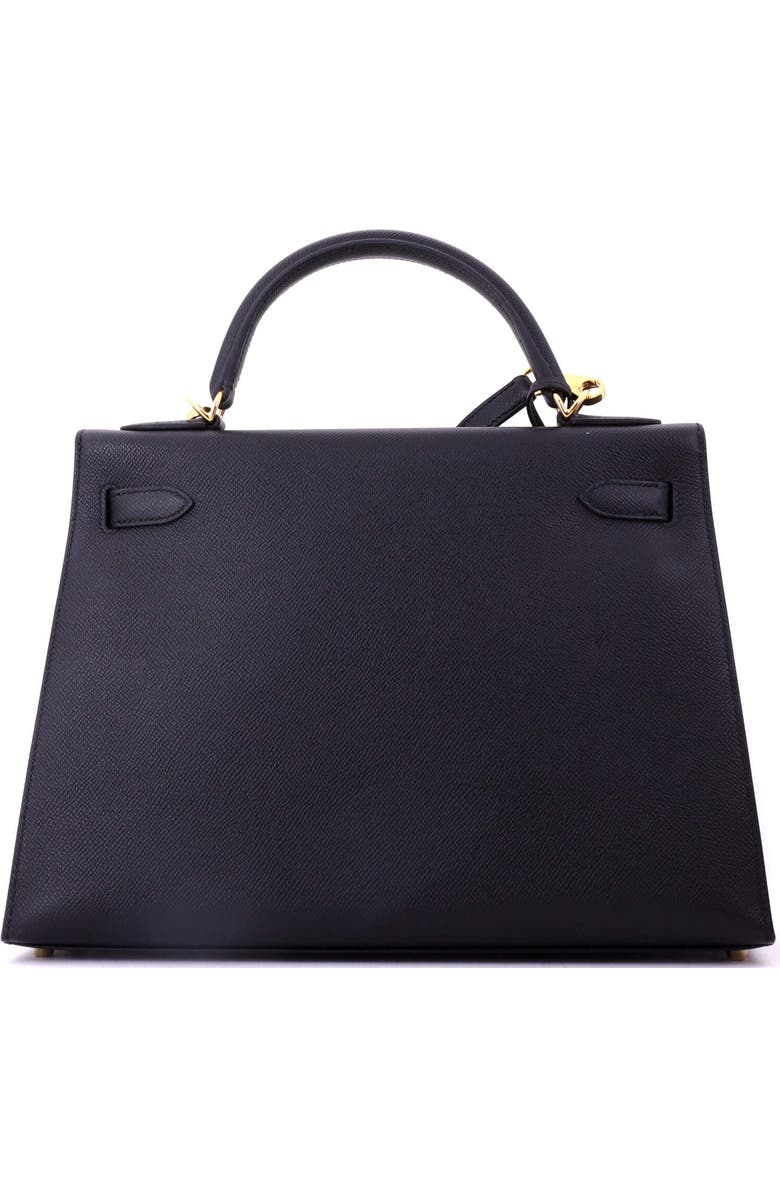 Pre-Owned Hermes Kelly Handbag Black Epsom with Gold Hardware 32, Alternate, color, Noir