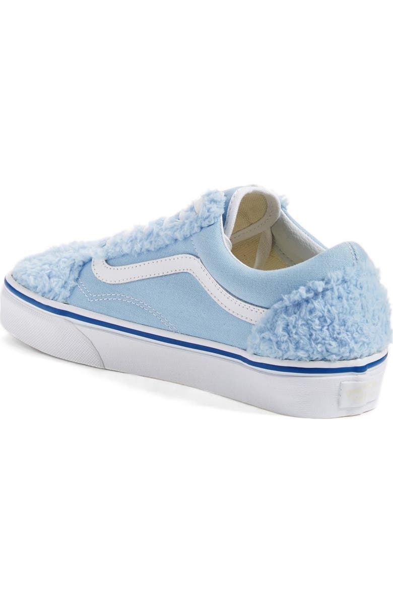 Vans 'Old Skool' Faux Shearling & Canvas Sneaker, Alternate, color,