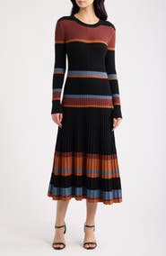 Julia Jordan Long Sleeve Sweater Dress