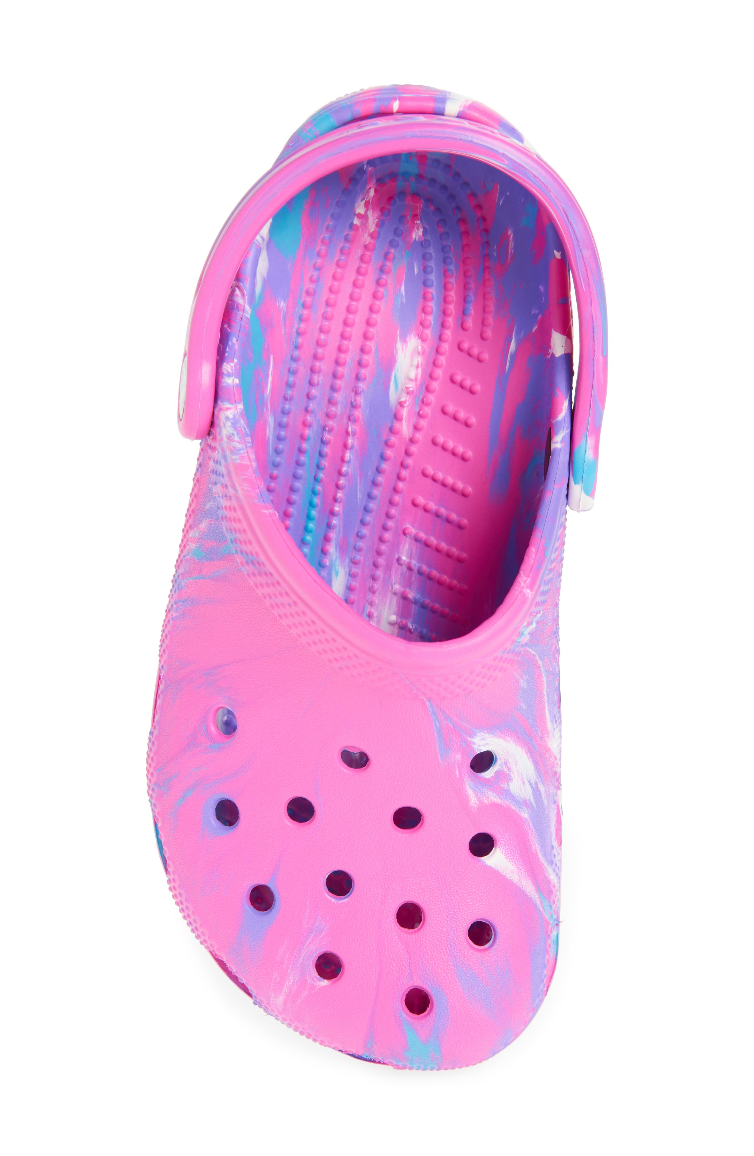 CROCS Kids' Classic Marbled Clog, Alternate, color, 
