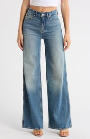 Good American Good Skate Wide Leg Jeans