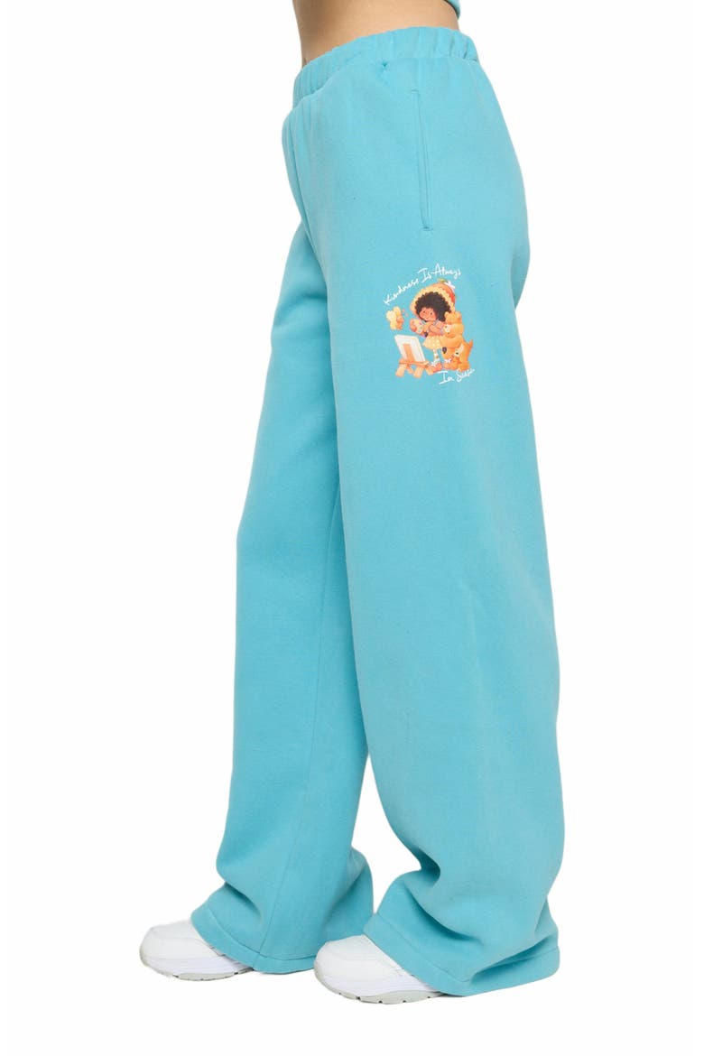 KINDNESS SEASON OVERSIZED TEE, Main, color, WASHED BLUE