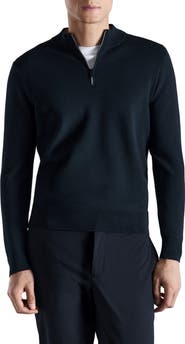 MANGO Comfort Quarter Zip Sweater