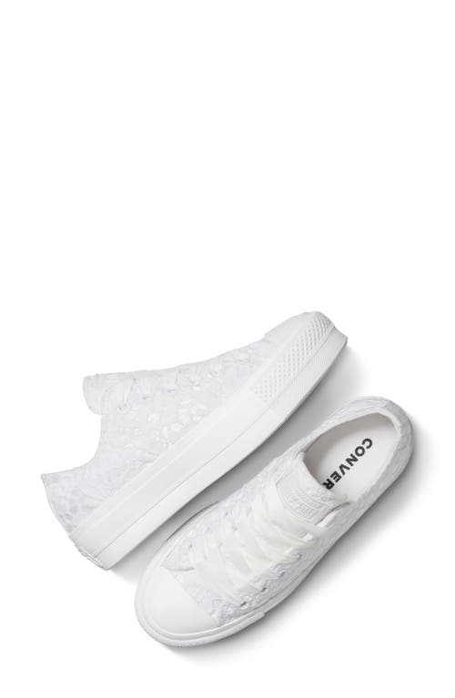 Converse Chuck Taylor® All Star® Woven Platform Sneaker In White