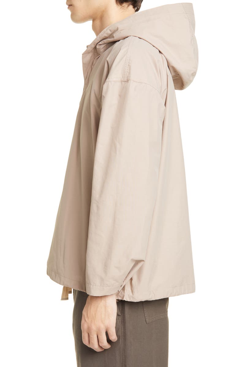 Eileen Fisher Hooded Organic Cotton Blend Jacket, Alternate, color, 