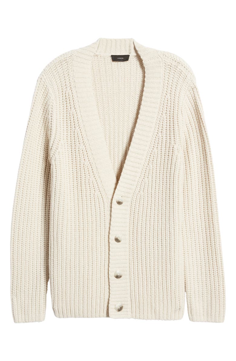 Vince Heirloom Cardigan, Alternate, color, Ecru