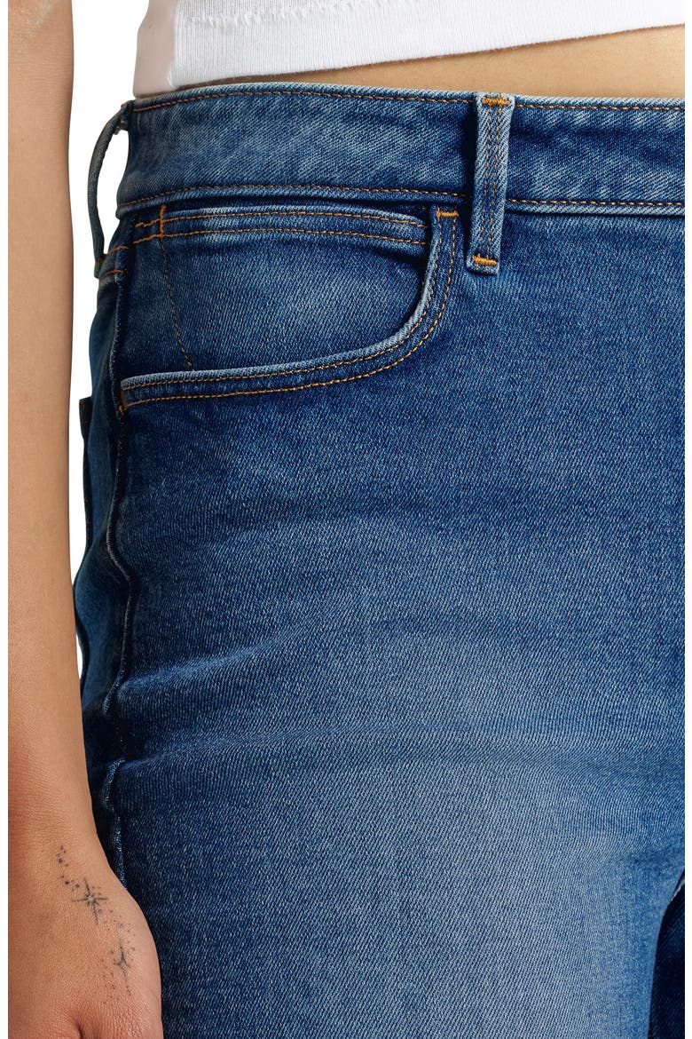 High Waist Slim Bootcut Jeans, Alternate, color, CAROLINA