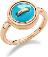 Pomellato Pom Pom Dot Turquoise & Diamond Ring